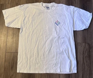 Vintage T-Shirt Enron Logo weiß XL X-LARGE Y2K - Bild 1 von 4