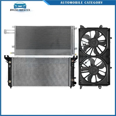 For 2015-2016 Chevrolet Tahoe Electric Radiator Condenser Cooling Fan Kit - Image 1 of 4