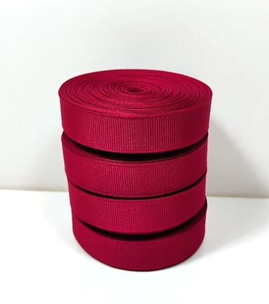 Cinta de grosgrain rosa Schiff Azalea 5/8 pulgadas de ancho x 40 yardas poliéster Foto 1 de 3