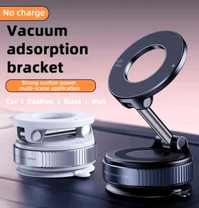 Magnetic Car Phone Holder 360° Vacuum Suction Cup Adjustable for MagSafe Holder - Picture 1 of 11