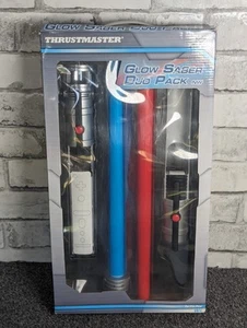 Nintendo Wii Thrustmaster Glow Saber Duo Pack Light Sabers. Tested And Working - Picture 1 of 9