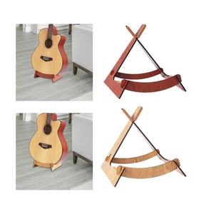 Wooden Guitar Stand Nonslip Display Rack for Classical Electric Guitar Banjo - Picture 1 of 12