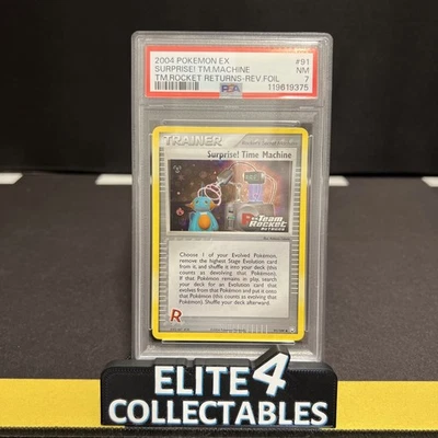 Team Rocket Returns - Surprise! Time Machine 91/109 Reverse Foil - PSA 7 - Image 1 of 2