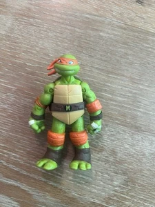 Teenage Mutant Ninja Turtles ~ MICHELANGELO ~ 5" Action Figure 2012 TMNT Viacom - Picture 1 of 2