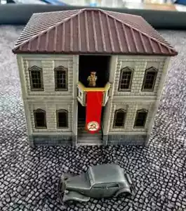 Großes Verwaltungsgebäude - Resin 28mm Miniaturen - Deweycat - Bild 1 von 3