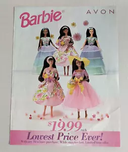 Vintage 1998 Avon Barbie Catalog Brochure - Imagen 1 de 3