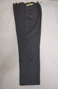 Lauren Ralph Lauren Classic Fit Grey Tic Pants 40x30 Flat Front - Picture 1 of 5