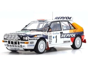 Kyosho 1/18 Lancia Delta HF Integrale Repsol 1993 Monte Carlo Sainz #08348C NEW - Picture 1 of 8