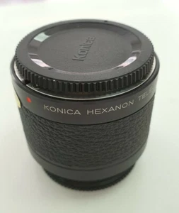 Konica Hexanon Teleconverter AR 2X 8461677 in ottime condizioni con Konica Orig. CUSTODIA - Foto 1 di 8