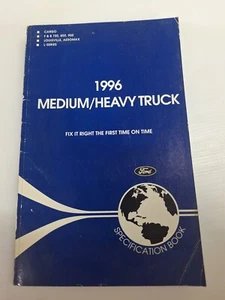 1996 Ford Medium/Heavy Truck Specification Book-Cargo-L Series-Aeromax - Picture 1 of 4