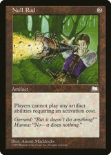 Null Rod Weatherlight NM Artifact Rare Reserved List MAGIC MTG CARD ABUGames