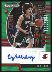 2020-21 Panini Prizm Draft Picks Prospect Autographs Green #60 CJ Elleby