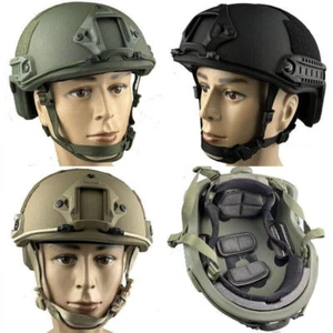 US NOW UHMW-PE BALLISTIC IIIA BULLET PROOF BLACK/Sand/Green HELMET MASK 3A - Picture 1 of 35
