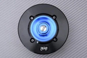 Blue Quick Release Petrol Cap + Key MOTO GUZZI STELVIO 1200 8V 2011-2017 - Picture 1 of 9