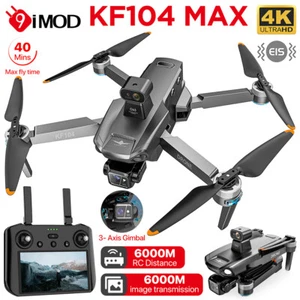 4K HD Drone 3 Ejes GPS Cardán Cuadricóptero Motor Sin Escobillas Plegable RC Helicóptero - Imagen 1 de 19