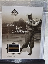 Byron Nelson 2002 SP Authentic Limited 68/100 Legends Of The Fairway Card 48SPA