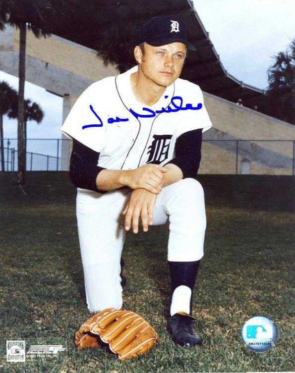 Foto firmada autografiada de Joe Niekro de los Tigres de Detroit 1970-72 8x10 certificado de autenticidad fallecido Foto 1 de 1