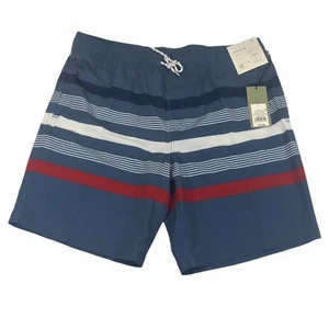 Baúles de baño Goodfellow para hombre talla grande 8,5 entrepiernas sin revestimiento azul despojado - Imagen 1 de 5