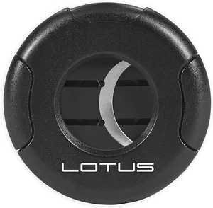 Lotus Meteor Cigar Cutter Black Matte Twin Blade Compact Metal Housing Cut1003 - Picture 1 of 3