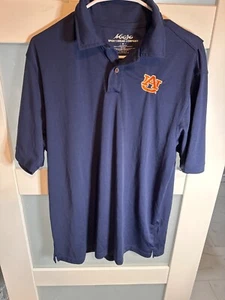 Polo Mojo Sportswear Auburn ricamata M blu navy 100% poliestere uomo 62-2 - Foto 1 di 4