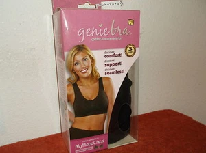 BRAND NEW LADY'S GENIE BLACK THREE ZONE BRA #5 - Picture 1 of 5