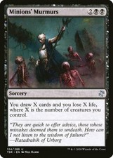 Minions's Murmurs x4 4x Time Spiral Remastered NM MTG