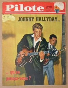 JOHNNY HALLYDAY Hebdomadaire journal PILOTE N°129 de 1962 fascicule Asterix - Picture 1 of 3