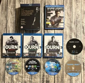 The Ultimate Bourne Collection (3 Disc 2009) & Bourne Legacy Blu Ray Tested - Foto 1 di 23