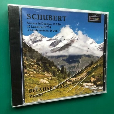 SCHUBERT PIANO MUSIC Classical CD Sonata Landler D734 D946 Bela Hartmann SEALED - Image 1 of 4