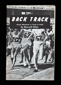 orig. 1959 BACK TRACK booklet Maxwell Stiles **Great Moments In Track & Field** - Picture 1 of 2