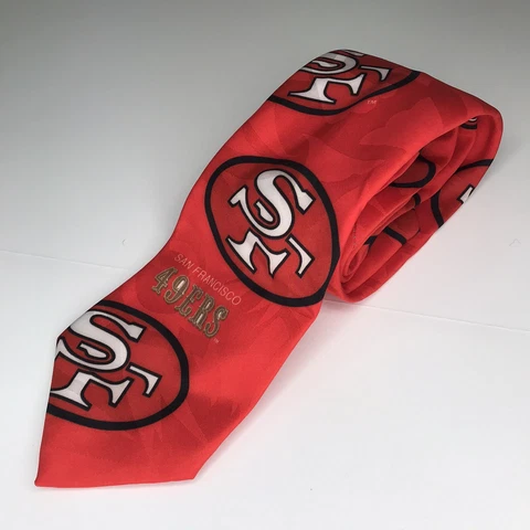 San Francisco 49ers Official NFL Football Vintage 1993 Ralph Marlin Mens Tie USA Cover
