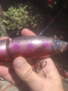 Custom Painted Glide bait Jointed Claw 230mm Magnum Premium Blank TRAPPER HOOKS - Picture 1 of 5