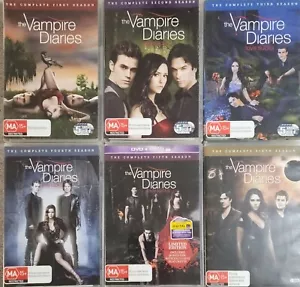 The Vampire Diaries Seasons 1 to 6 DVD Region 4 Free Poatage - Picture 1 of 13