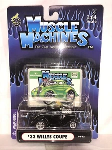 Muscle Machines 1933 Willys Coupe Die Cast Collectible Car - Picture 1 of 4