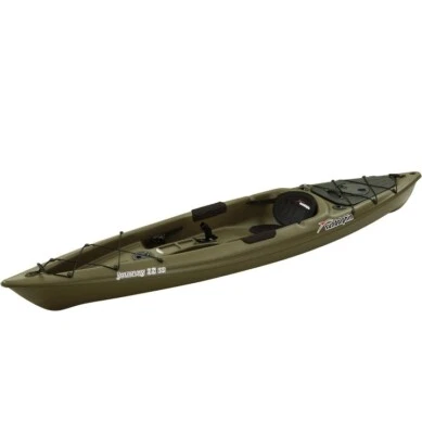 Sun Dolphin Journey 12-Foot Sit-on-top Fishing Kayak OLIVE Barley used 4 times! - Image 1 of 3