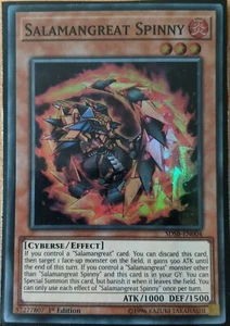 YuGiOh Salamangreat Spinny Super Rare 1st Edition SDSB-EN004 NM - Picture 1 of 1