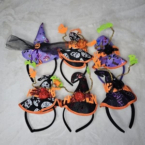 6pcs Halloween Witch Headbands Party Headwear - Picture 1 of 7