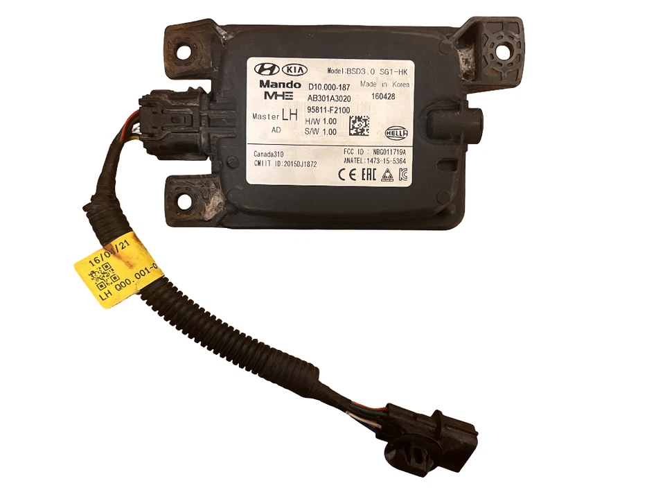 2017-2018 Hyundai Elantra LEFT Driver OEM Blind Spot Radar Monitor Sensor Module - Image 1 of 4