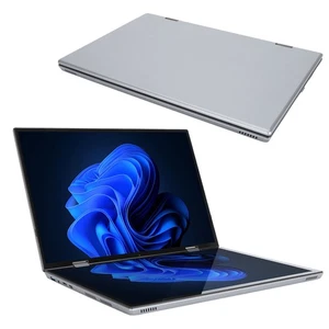 14in Laptop Dual Touchscreen Quad Core 16G DDR4 256G SSD 2.2K HD 2.4G 5G WiF NEW - Afbeelding 1 van 18