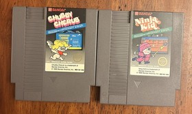Chubby Cherub & Ninja Kid Nintendo NES Lot - 5 screw - authentic and tested
