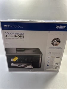 Brother MFC-J1010DW InkJet All-in-One Printer Copy Scan Fax MobileDuplexWireless - Picture 1 of 6