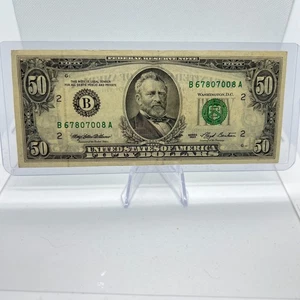 Old Design $50 Dollar Bill Series 1993 (67807008) Old US Paper Currency - Picture 1 of 2