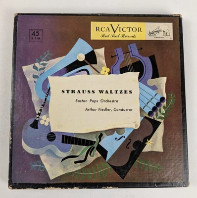 45 RPM Victor Red Seal - Strauss Waltzes Boston Pops Orchestra Box Set - L1 - Image 1 of 4