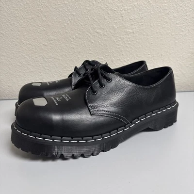 Dr Martens 1461 Bex Exposed Steel Toe Oxford Shoes Men’s Size 14 NEW Black - Image 1 of 4
