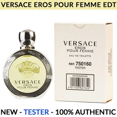 Versace Eros Pour Femme Eau de Toilette para Mujer Spray 3.0 OZ 90ML NUEVO PROBADOR Foto 1 de 2