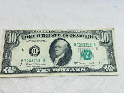 1969 -c Series a $10 Dollar Bill - Image 1 of 4