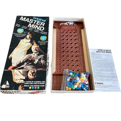 Original Mastermind Code Breaker Board Game 1972 Vintage All pieces Instructions - Image 1 of 4