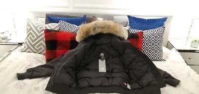 CHAQUETA MUJER NUEVA ÚLTIMA EDICIÓN ETIQUETA GRIS NEGRA CANADA GOOSE CHILLIWACK LG Foto 1 de 4
