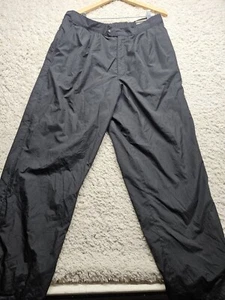 DryJoy FootJoy Pants Mens XLarge Black Golf Wind Rain Pants Zip Snap Legs Adult - Picture 1 of 10
