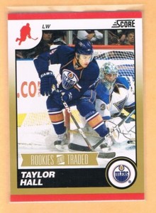2010-11 Score Gold Rookies & Traded Taylor Hall RC #560 Edmonton Oilers